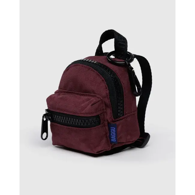 Baggu Backpack Charm - Mahogany