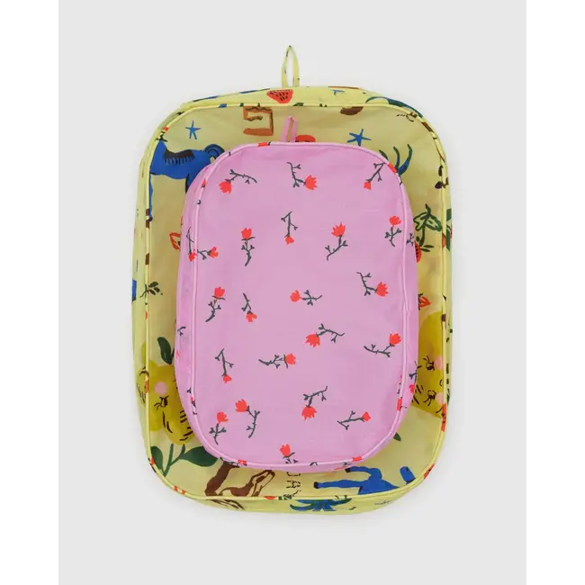 Baggu Packing Cube Set  - Painted Prairie