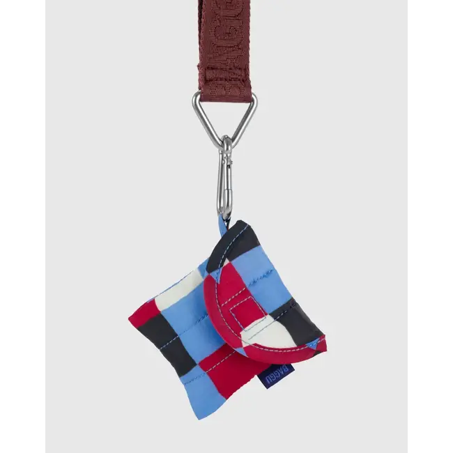 Baggu Puffy Earbuds Case- Painted Check