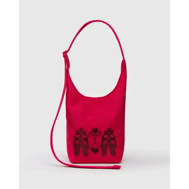 Baggu Small Nylon Sling- Embroidered Cowgirl