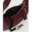 Baggu Small Recycled Leather Crescent Bag- Mahogany