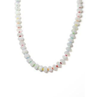 Tumbleweed Faceted Moonstone Candy Necklace