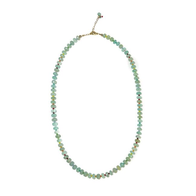 Tumbleweed Faceted Amazonite Candy Necklace