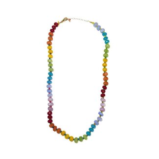 Tumbleweed Faceted Rainbow Candy Necklace
