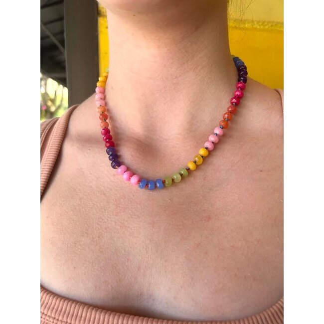 Tumbleweed Fiesta Faceted Candy Necklace