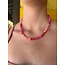 Tumbleweed Rose Faceted Candy Necklace