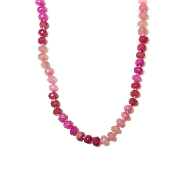 Tumbleweed Rose Faceted Candy Necklace