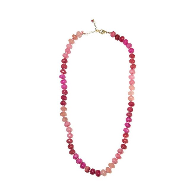 Tumbleweed Rose Faceted Candy Necklace
