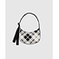 Baggu Small Nylon Crescent Bag - Mixed Plaid