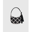 Baggu Small Nylon Crescent Bag - Mixed Plaid