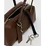 Baggu Small Recycled Leather Bowler Bag - Brown