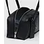 Baggu Small Recycled Leather Bowler Bag - Black