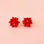 Sunshine Studios Holiday Bow Earrings- Single - Red