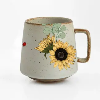 Artsy Em Savor Sunshine Sunflower Mug