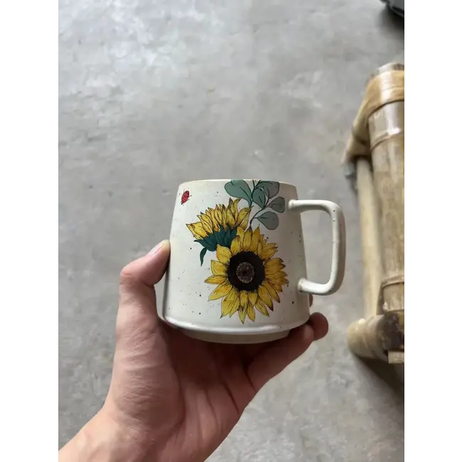 Artsy Em Savor Sunshine Sunflower Mug