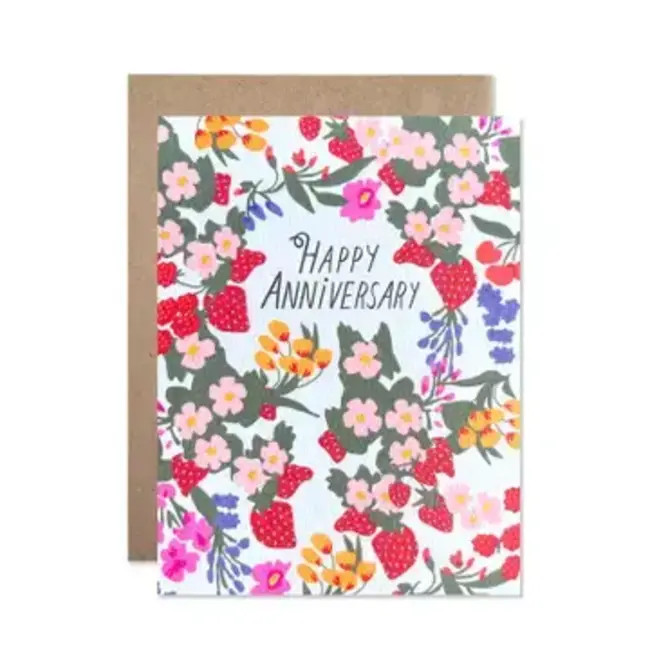 Hartland Cards Anniversary Fruits and Flowers
