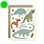 Hartland Cards Happy Birthday Glow in the Dark Dinosaurs