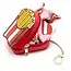 Living Royal 2-in-1 Bag Charm & Reusable Bag - French Fries