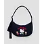 Baggu Medium Nylon Crescent Bag - Embroidered Hello Kitty & Teddy