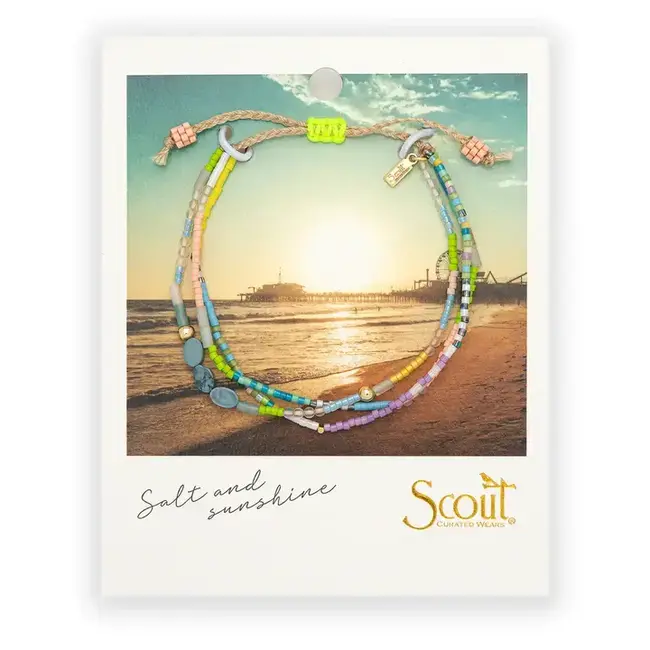 Scout Mixed Media Bracelet - Harmony/Blue Howlite/Gold