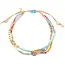 Scout Mixed Media Bracelet - Love/Rhodochrosite/Gold