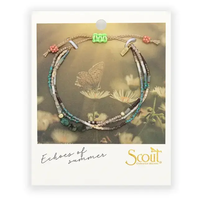 Scout Mixed Media Bracelet - Transformation/African Turquoise/Gold