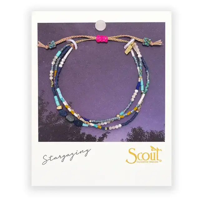 Scout Mixed Media Bracelet - Truth/Lapis/Gold