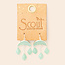 Scout Stone Crescent Drop Earring - Amazonite/Silver