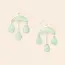 Scout Stone Crescent Drop Earring - Amazonite/Silver