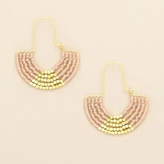 Scout Chromacolor Miyuki U-Hoop - Blush/Gold