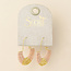 Scout Chromacolor Miyuki U-Hoop - Blush/Gold