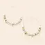 Scout Stone Disc Hoop Earring - Amazonite/Silver