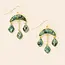 Scout Stone Crescent Drop Earring - Turquoise/Gold