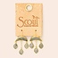 Scout Stone Crescent Drop Earring -Labradorite/Gold