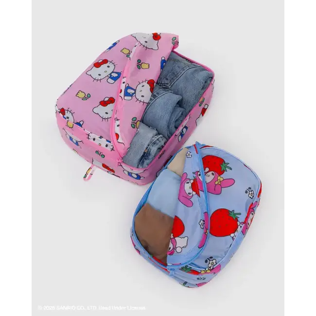 Baggu Packing Cube Set - Hello Kitty and Friends Florals