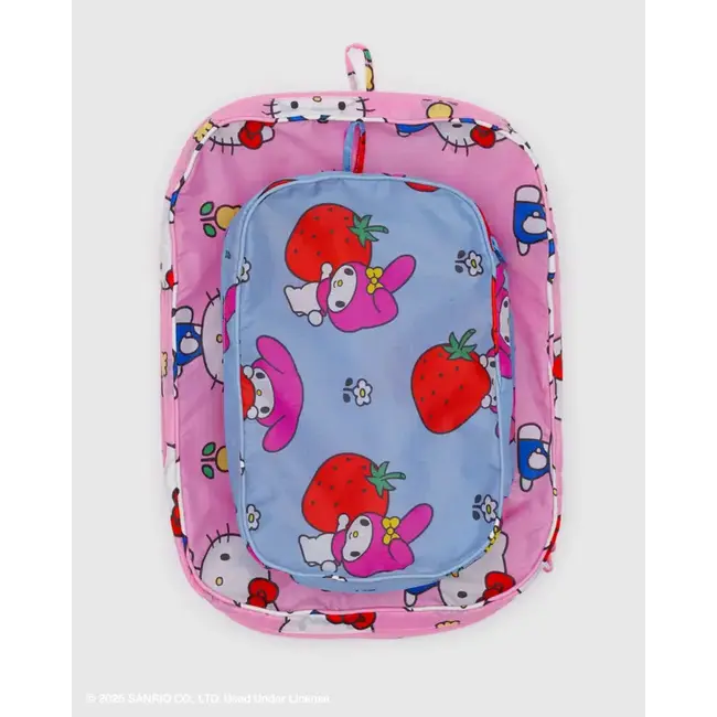 Baggu Packing Cube Set - Hello Kitty and Friends Florals