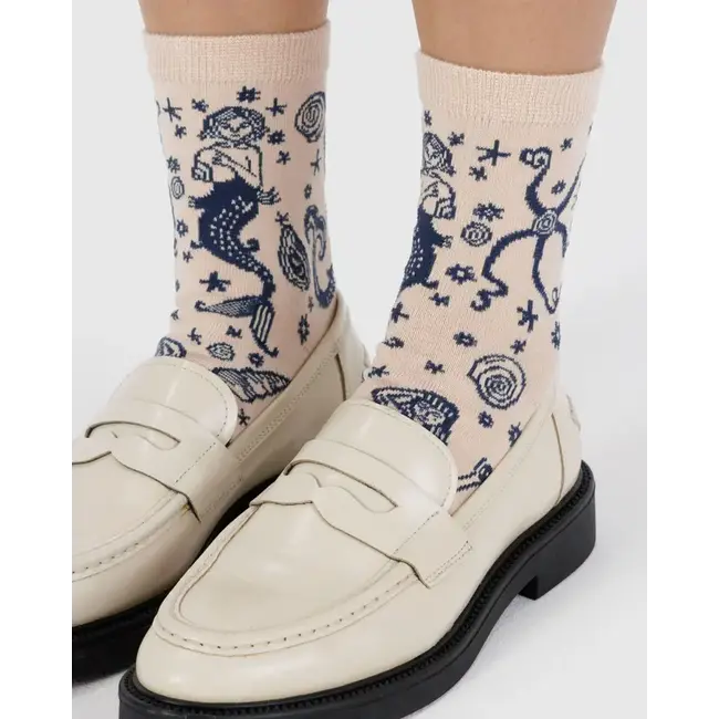 Baggu Crew Sock - Mermaid