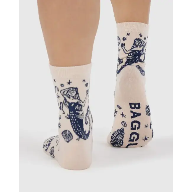 Baggu Crew Sock - Mermaid