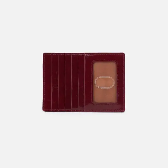 Hobo Euro Slide Card Case- Saddleberry