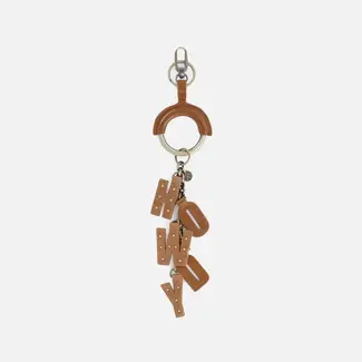 Hobo Howdy Charm Fob-Truffle
