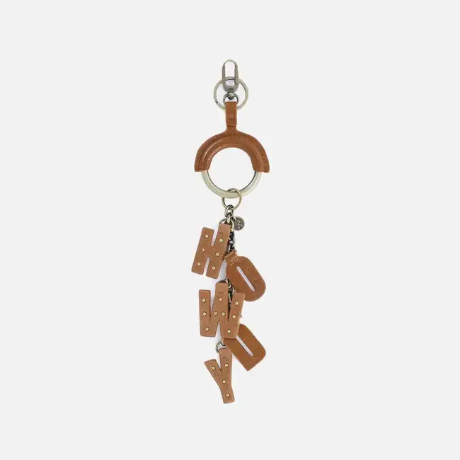 Hobo Howdy Charm Fob-Truffle