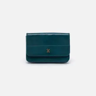 Hobo Jill Flap Card Case- Wild Bluegrass