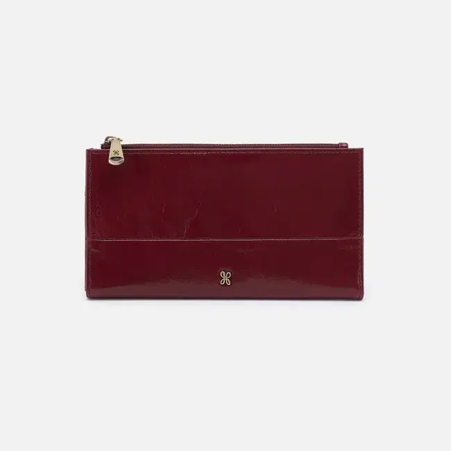 Hobo Jill Large Bifold Wallet- Saddleberry