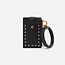 Hobo Ring Credit Card Wristlet- Black /Brass