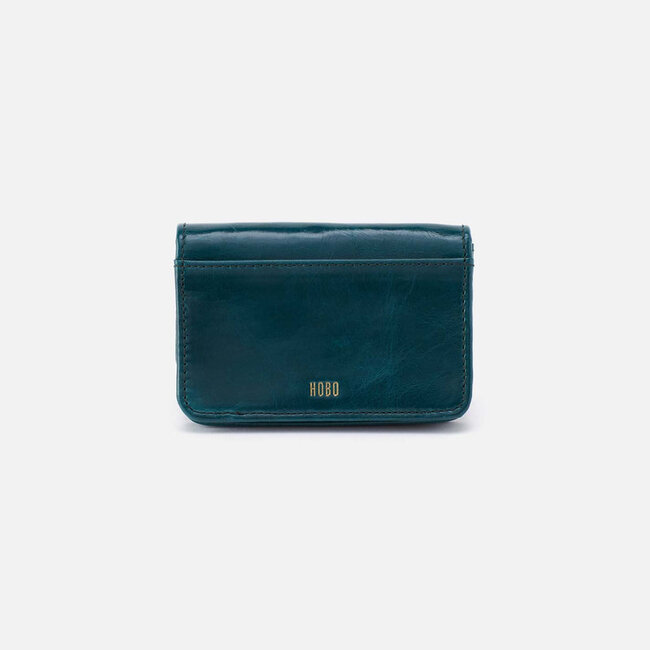 Hobo Jill Flap Card Case- Wild Bluegrass