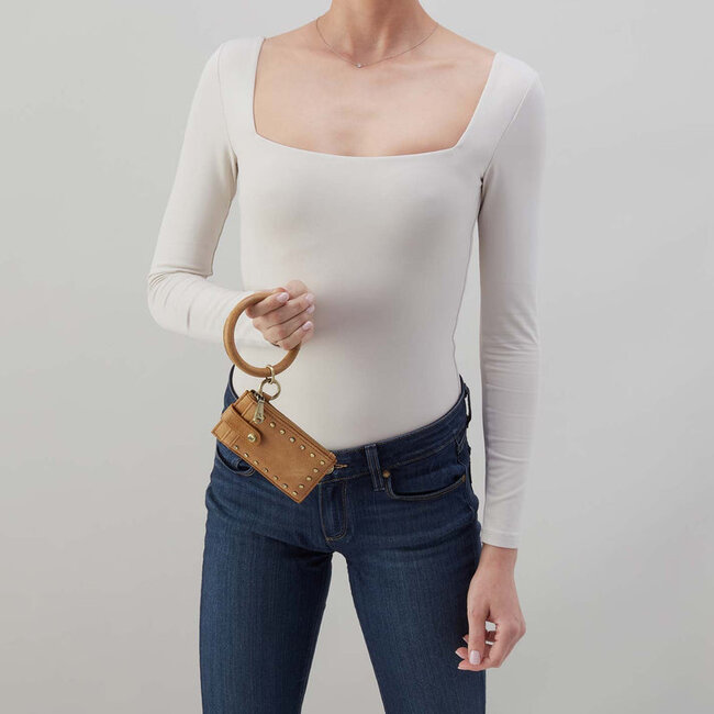 Hobo Ring Credit Card Wristlet- Whiskey