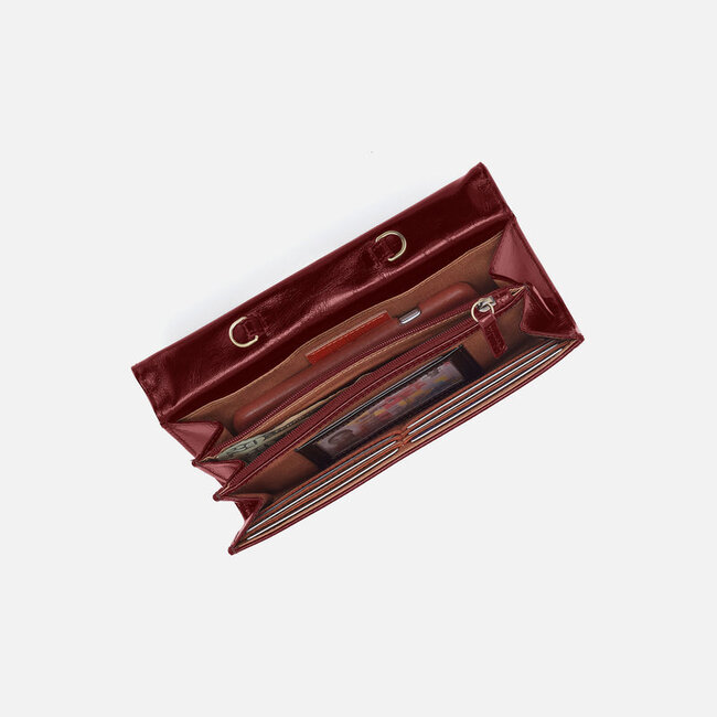 Hobo Romy Wallet Crossbody- Saddleberry
