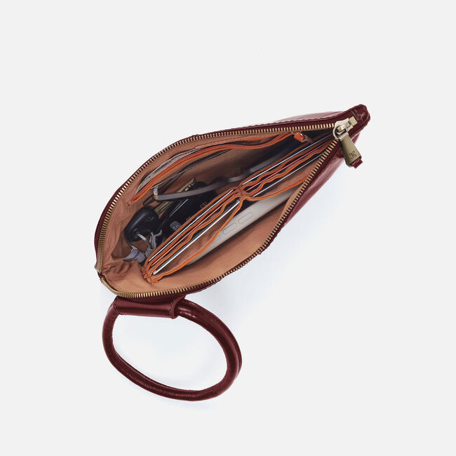 Hobo Sable Wristlet- Saddleberry