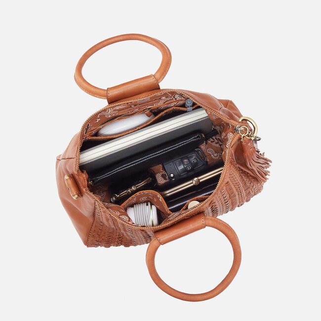 Hobo Sheila Medium Satchel-Harvest Wheat