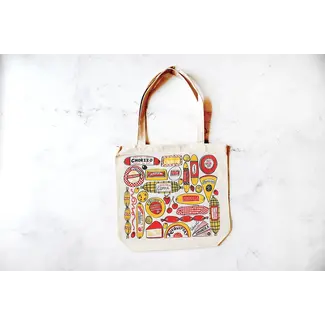Calhoun & Co. Charcuterie Meats & Cheeses Canvas Tote